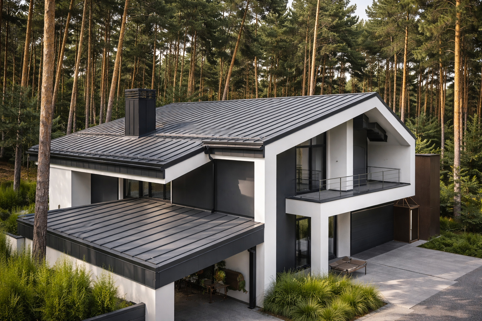 New roof — before and after